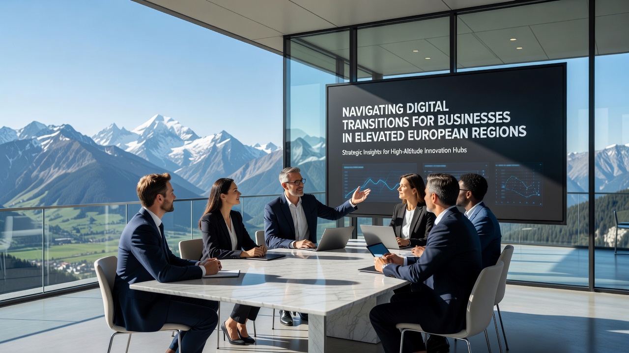 Navigating Digital Transitions for Businesses in Elevated European Regions